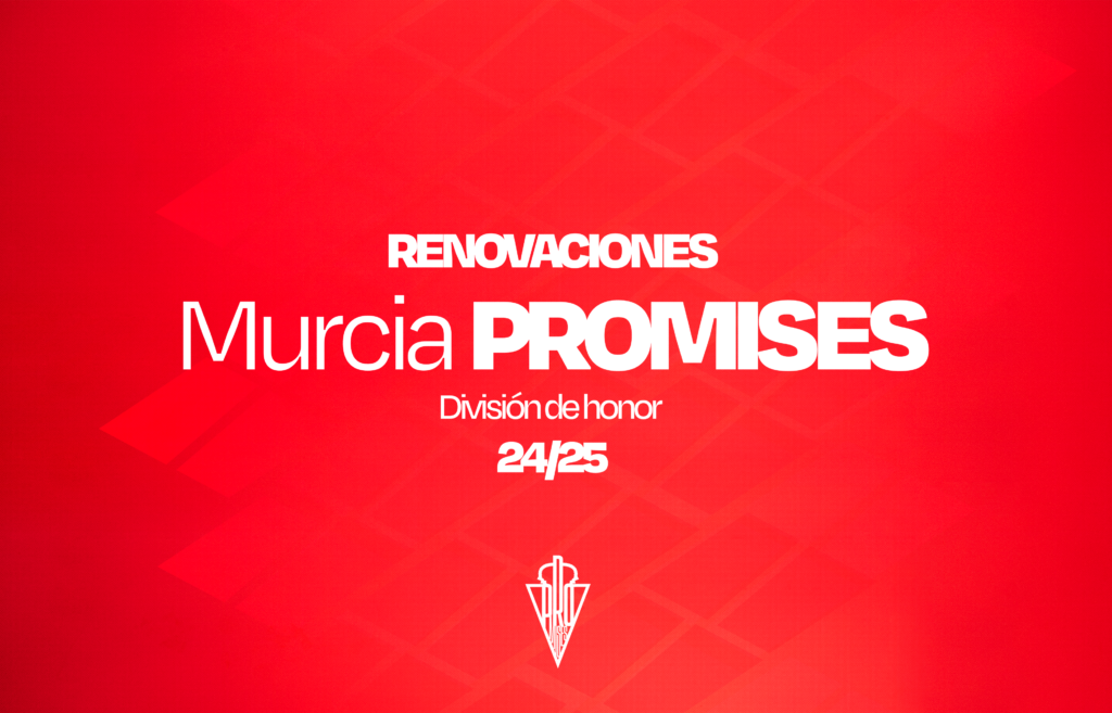 Jugadores renovados del club que formarán parte del Juvenil Murcia Promises de División de Honor de cara a la temporada 2024/2025
