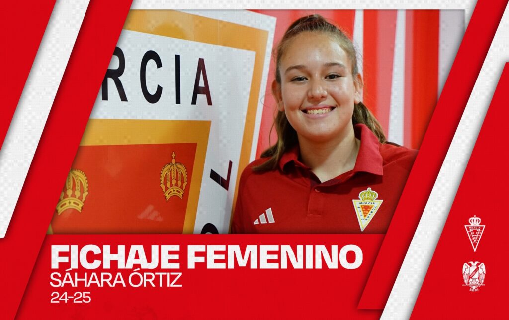 Sahara Ortiz, un fichaje top de presente y futuro para la portería del Real Murcia Femenino