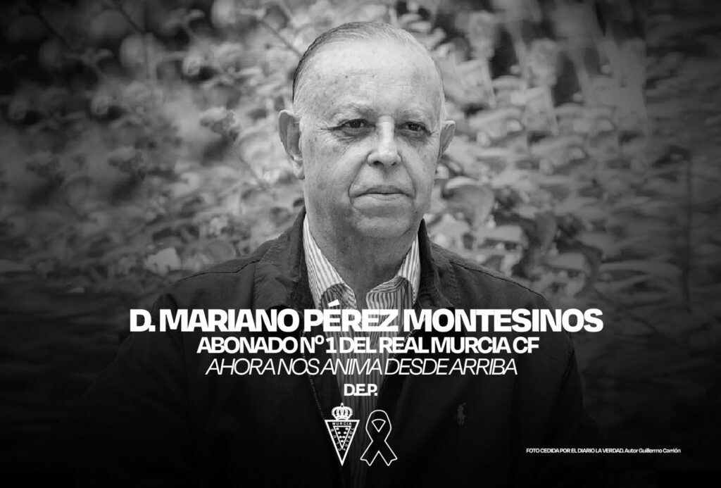 Nos ha dejado D. Mariano Pérez Montesinos, abonado Nº1 de la entidad