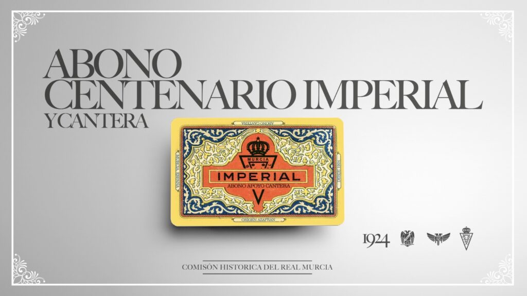 Hazte ya con tu Abono Centenario Imperial, apoya a la cantera y disfruta de los partidos del filial