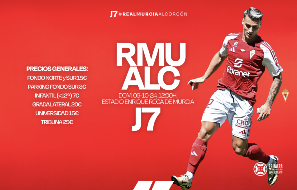 Entradas ya disponibles para el Real Murcia – Alcorcón