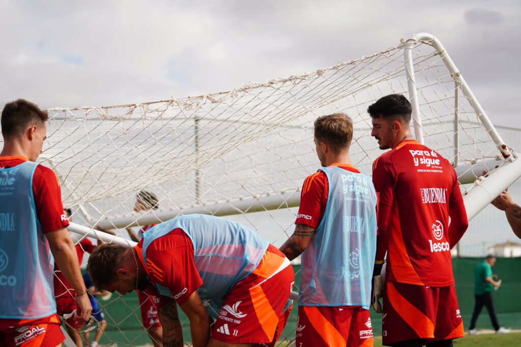 Plan de trabajo semanal de la primera plantilla de cara a los encuentros contra Sabadell y Betis Deportivo