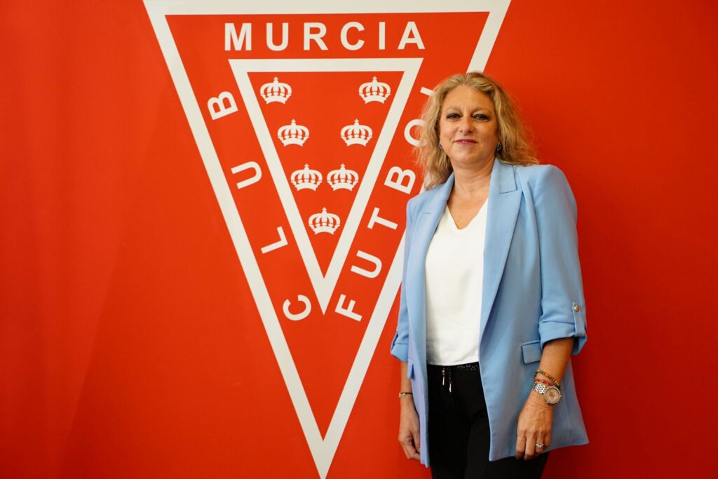 María del Mar Carrillo, presidenta de cantera y sección femenina del Real Murcia C.F.