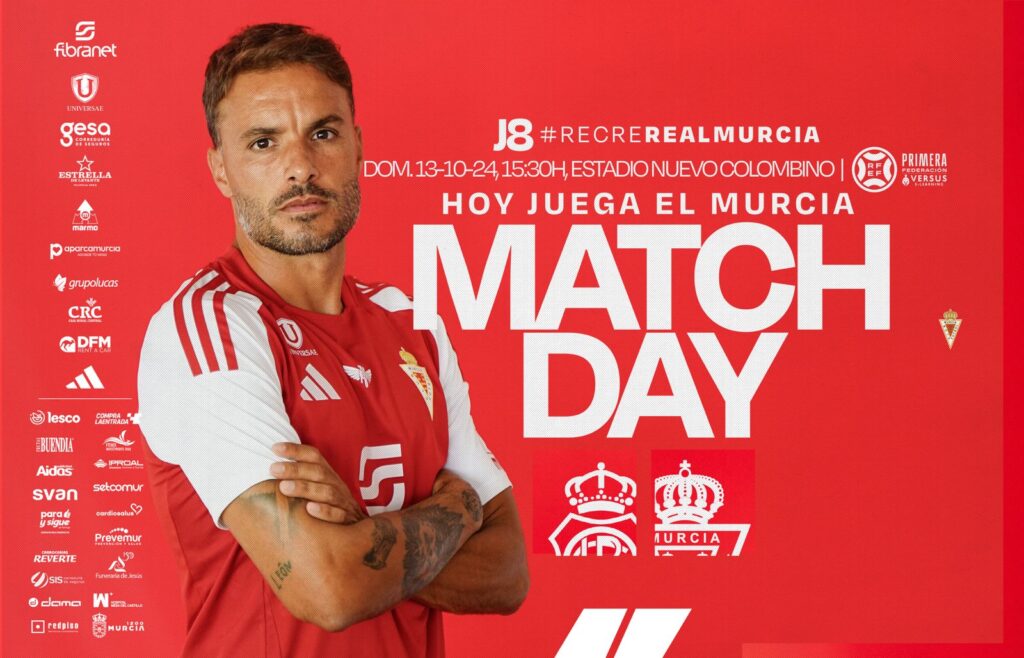 ¡Hoy juega el Murcia! Recreativo de Huelva vs Real Murcia hoy a las 15:30 horas en el Estadio Nuevo Colombino