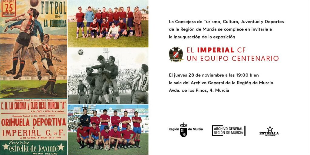 El Archivo General de la Región de Murcia acoge la exposición «El Imperial, un equipo centenario»