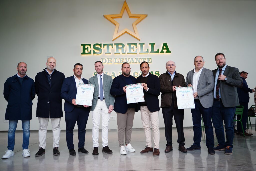 Presentado el partido benéfico ante el UCAM Murcia en las instalaciones de Estrella de Levante