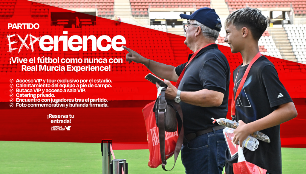 Vive el fútbol como nunca con la Real Murcia Experience en el Real Murcia – Intercity