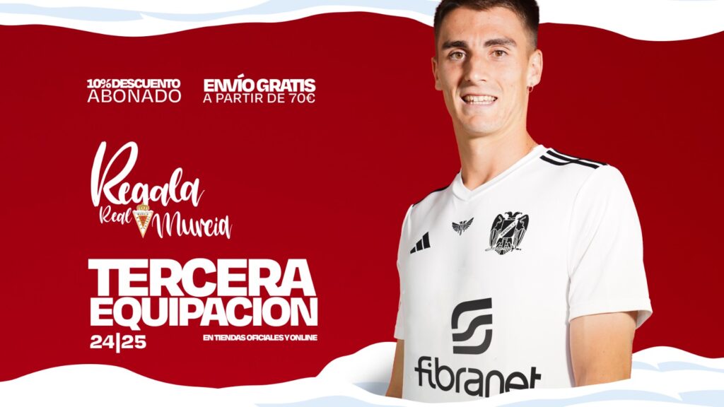 Esta Navidad, regala Real Murcia con la tercera equipación