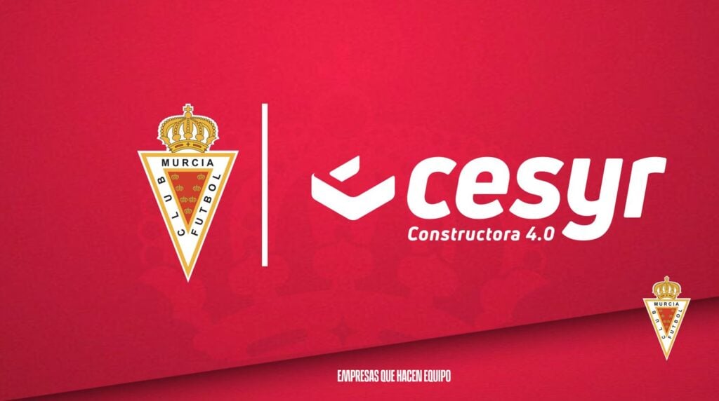 Cesyr Construcción 4.0, nuevo patrocinador oficial del Real Murcia